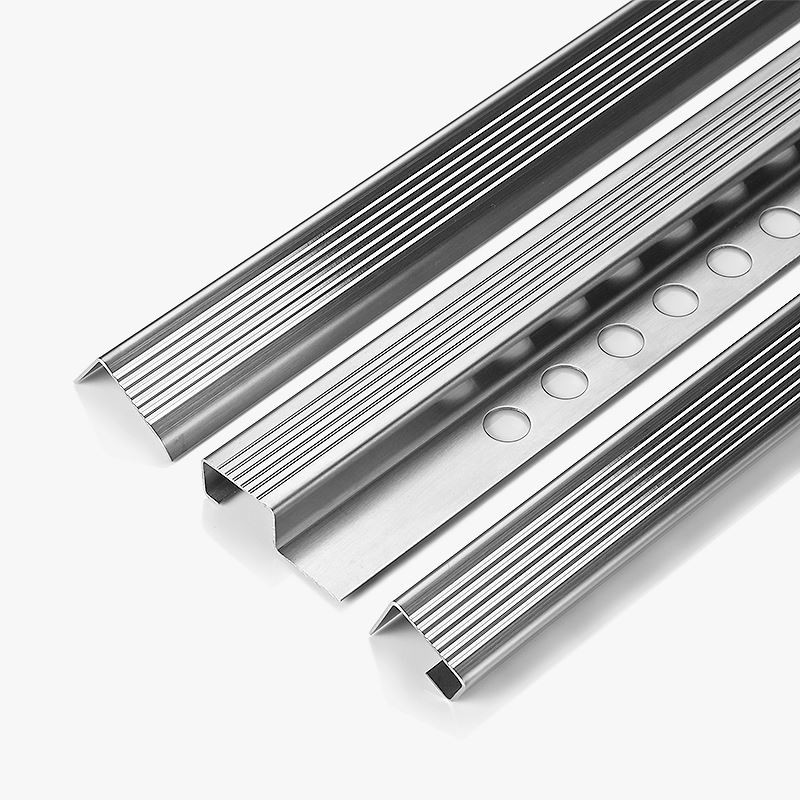 5. stainless steel stair nosing for wood stairs